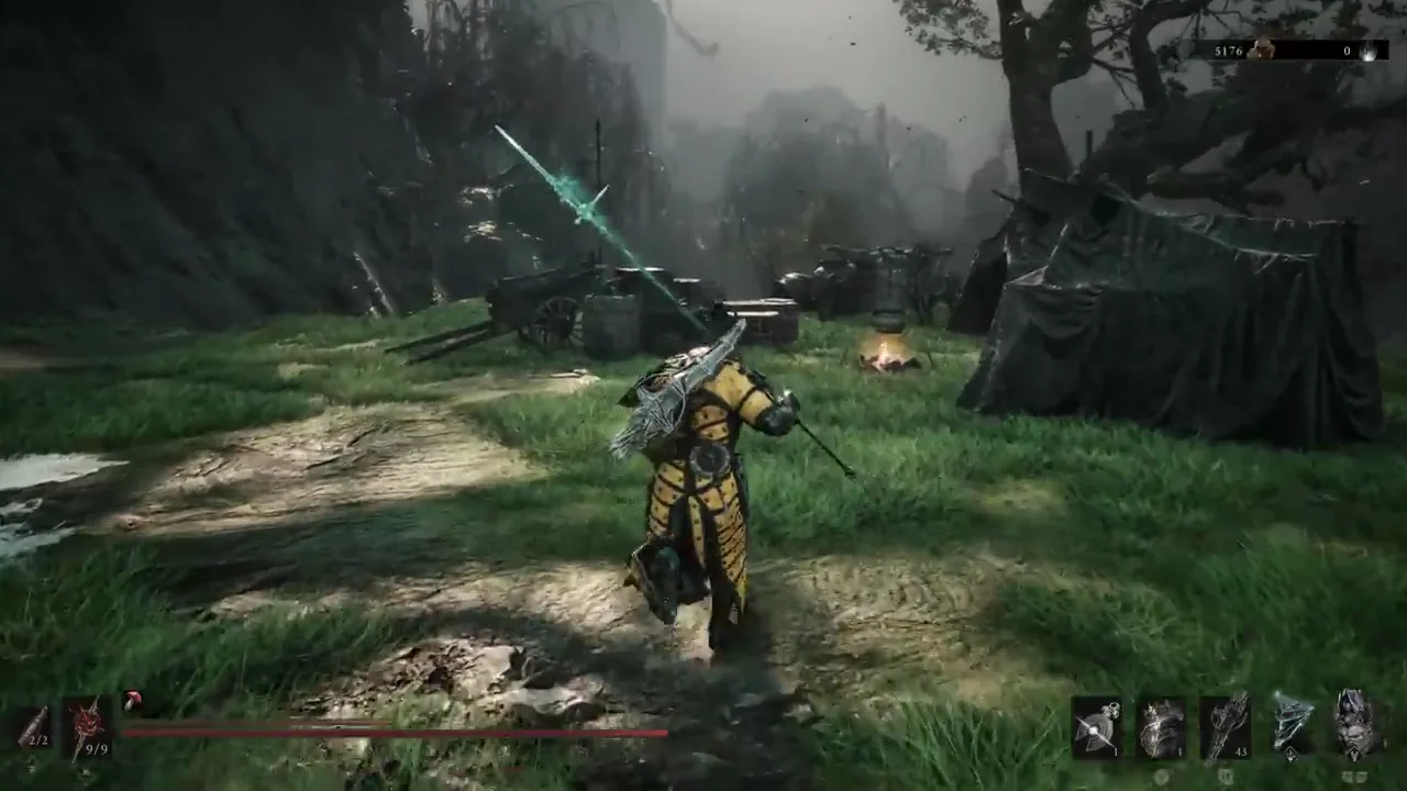 The Black Needle with its Phantom glow, on the move