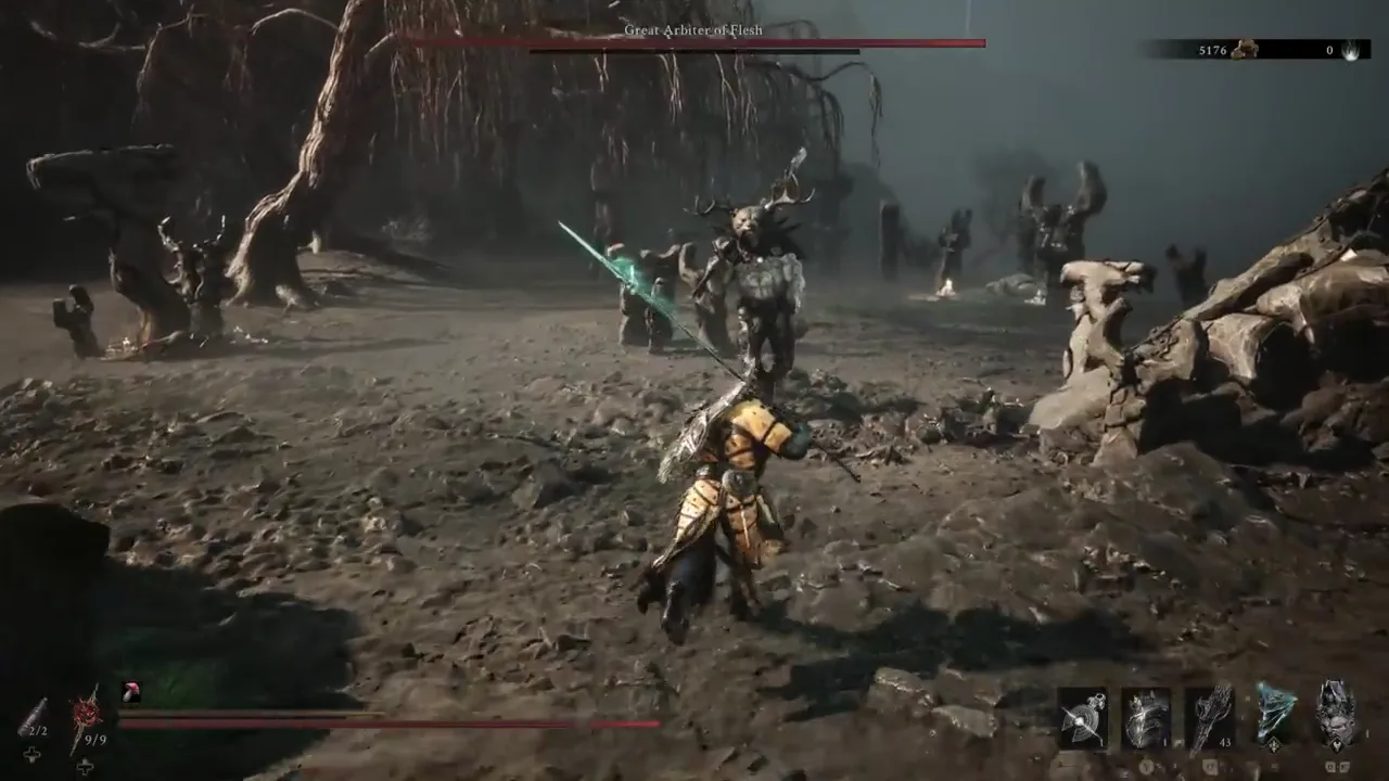 Fighting through the gate approach with the Needle drawn