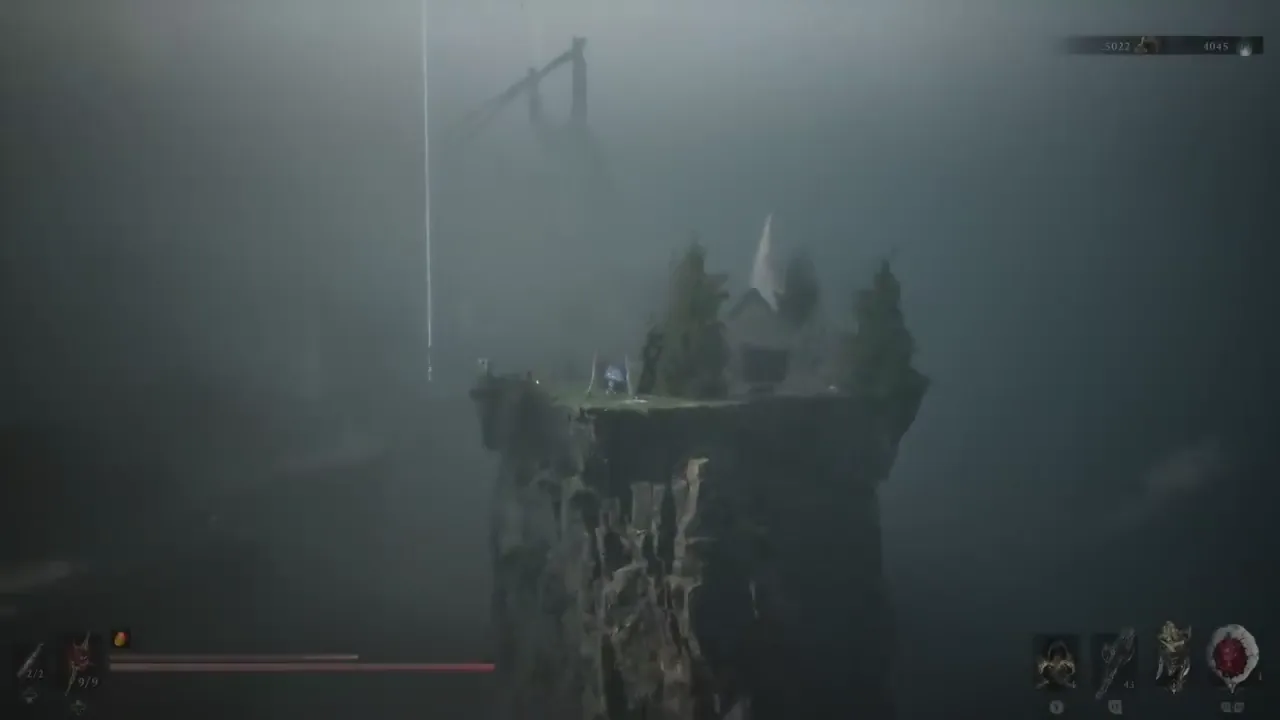The warp gate near Nokstella with two exits on the way to Smert