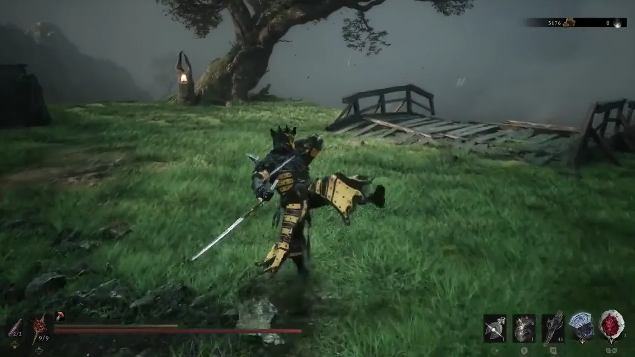 The dagger-form jump strike in action
